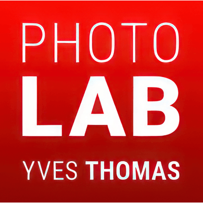 Yves Thomas Photo Lab logo, partner print lab